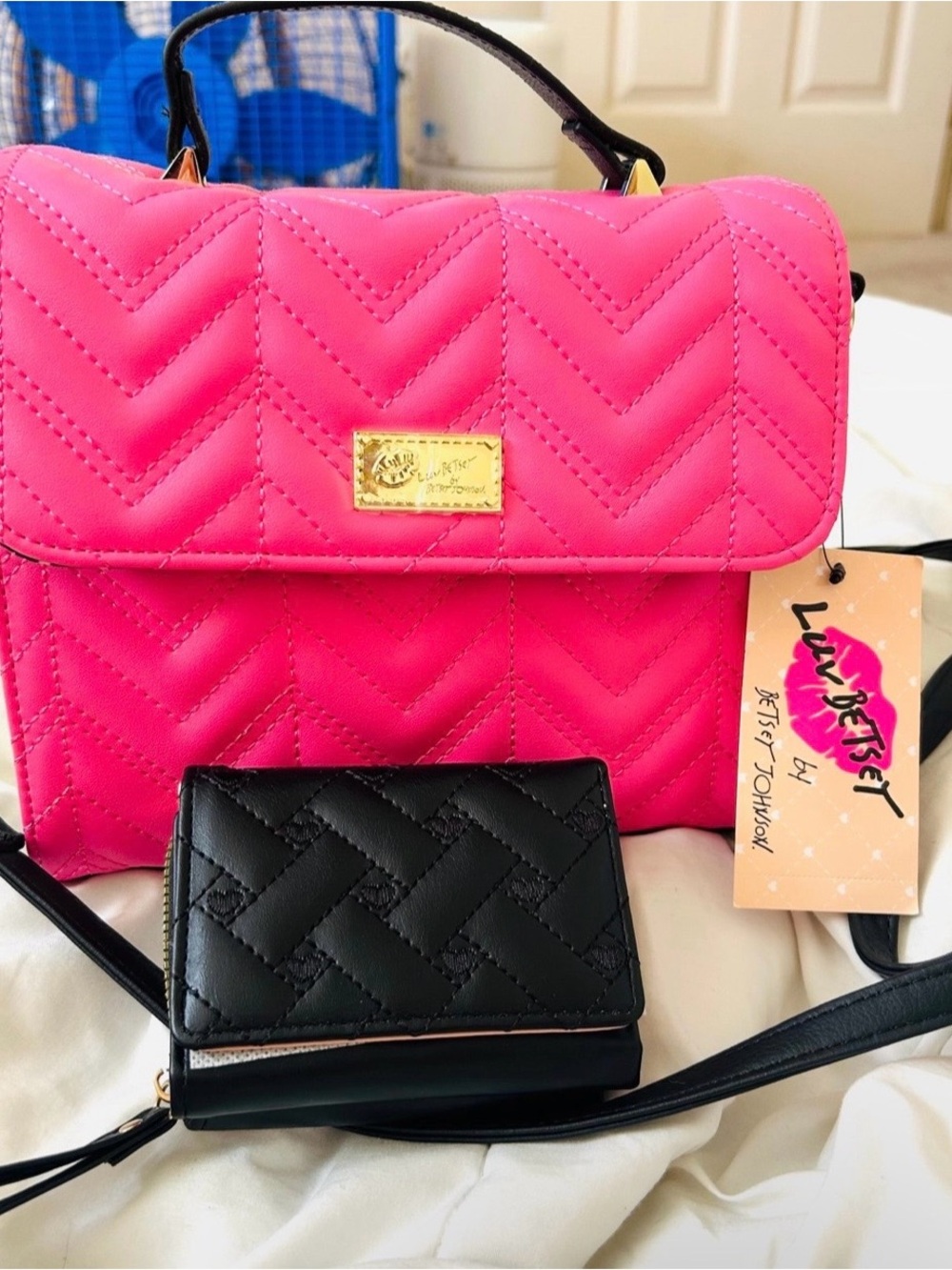 Hot Pink Betsey Johnson Purse
